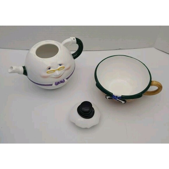 Department 56 Storybook Collection Humpty Dumpty Tea For One Stackable Teapot - Picture 6 of 12